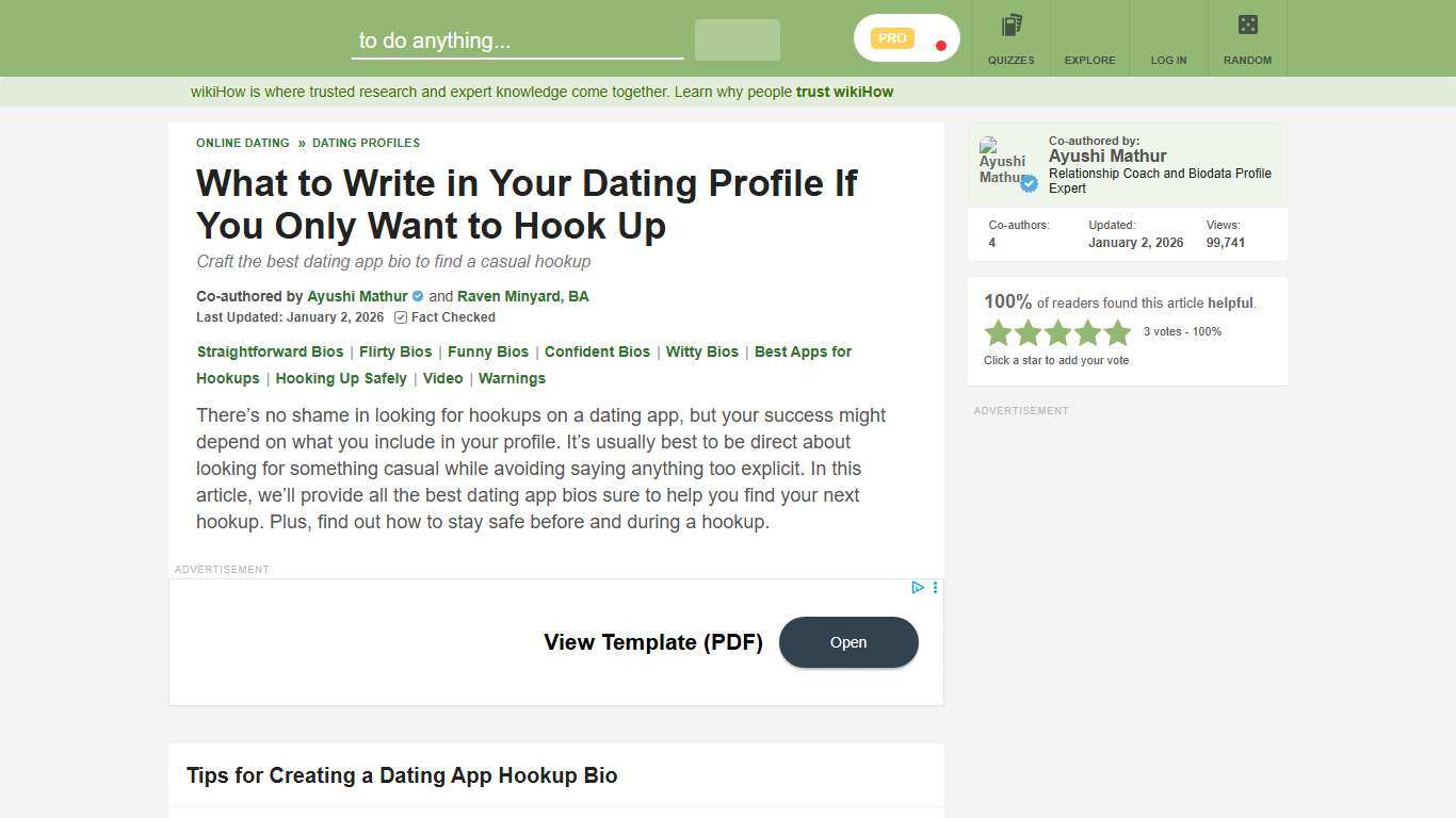 The Best Bios for Hookups: Flirty, Funny, & Witty Lines